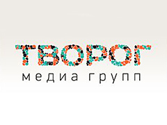 Логотип видео-продакшн студии ТВОРОГ 
